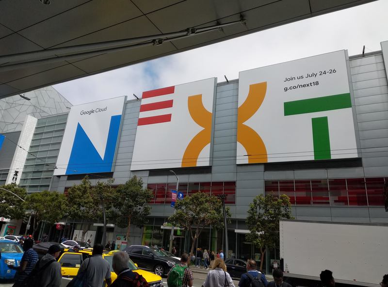 Google Cloud Next '18_会場周りにはGCNextの広告もたくさん
