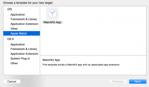 add watchkit
