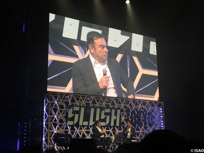 Carlos Ghosn Slush Tokyo 2017